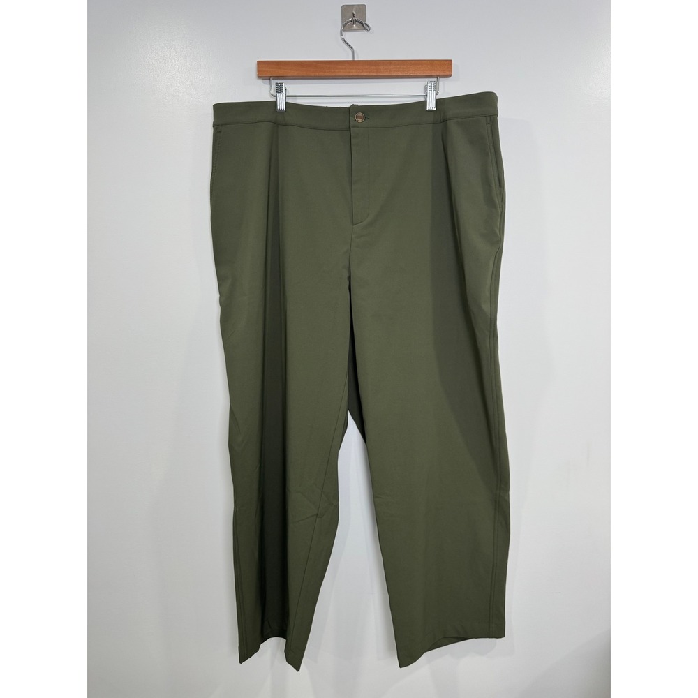Hikerkind Women Green Technical Outdoor Hiking Pants Relaxed Straight Leg 3X